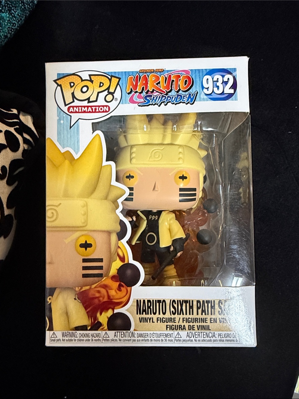 Funko Naruto Shippuden Pop! #932 Naruto (Sixth Path) - Yellow, Black